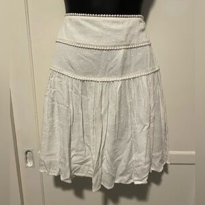 Forever 21 White Draped Mini Skirt! 🐚